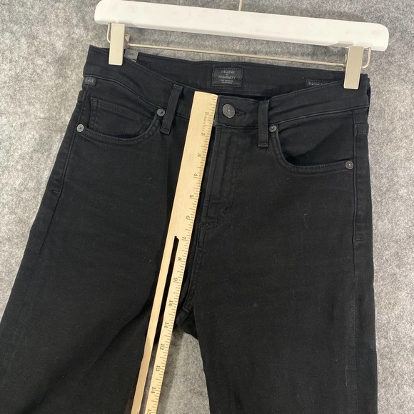 Citizens of Humanity Jeans 26 Black High Rise Slim Harlow Ankle - Picture 7 of 14